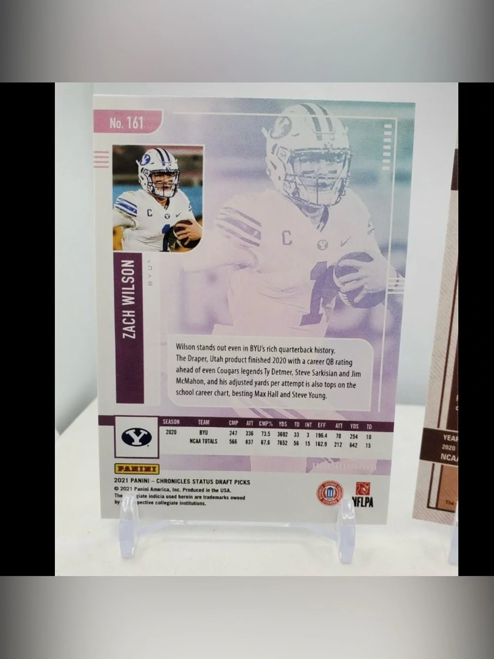 2021 Zach Wilson Rookie Card Lot - BYU